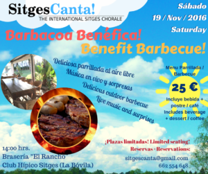 Great barbecue, November 19th at 2pm